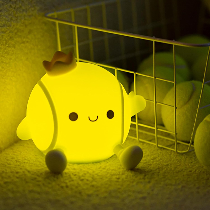 Table Tennis Flash - Lampe de nuit en silicone mignonne