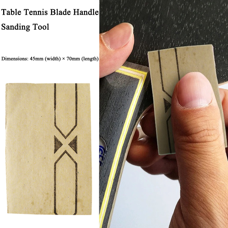 Table Tennis Rubber Anti Spin - Outil de ponçage pour manche de