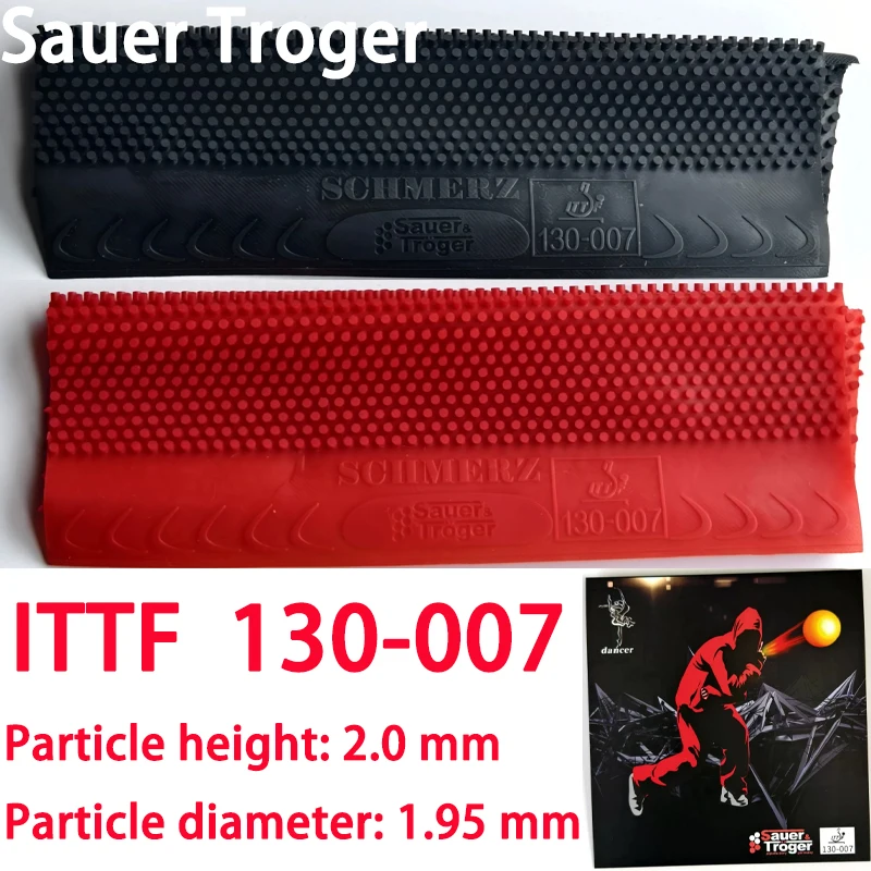 Table Tennis Rubber Anti Spin - Sauer Troger Dancer 007 Caoutchouc simple