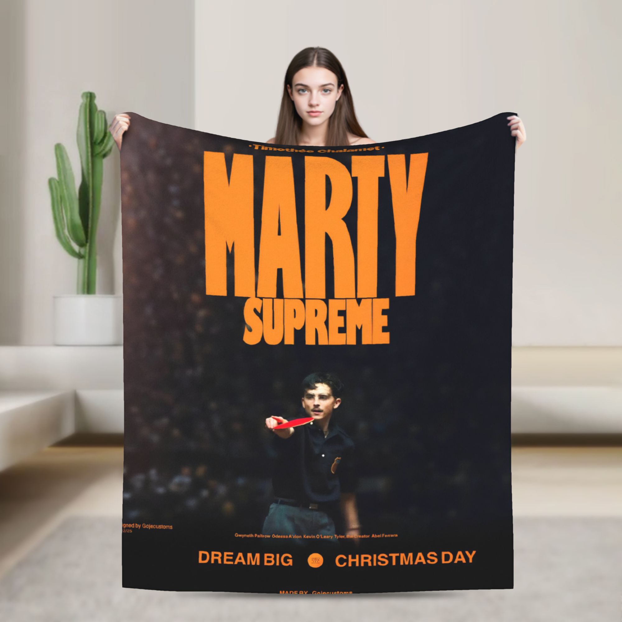 Couverture en flanelle Marty S - Table Tennis Marty Supreme avis et prix